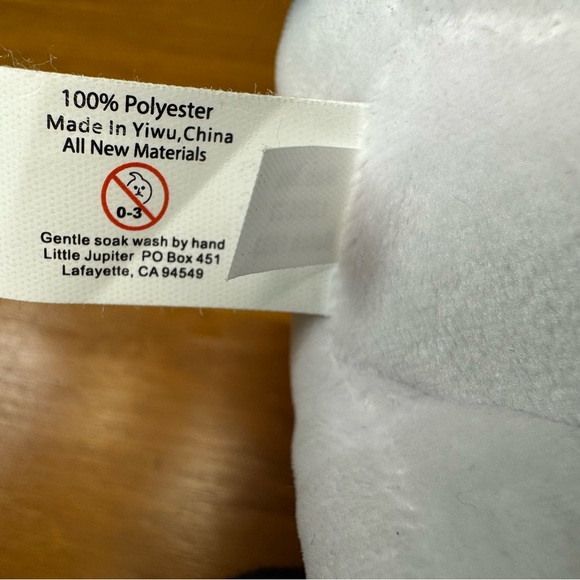 NWOT LITTLE Jupiter Plush Pet White & Purple Unicorn Stuffed Animal Toy - Picture 8 of 8